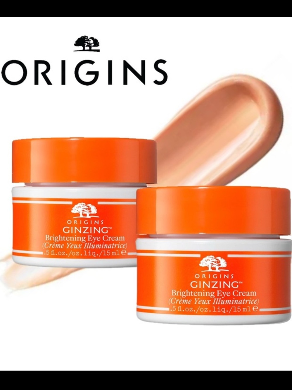 Origins GinZing Brightening Eye Cream in WARM NEW! FULL SIZE!